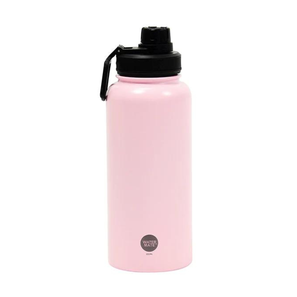 Watermate Stainless 950ml - Pale Pink