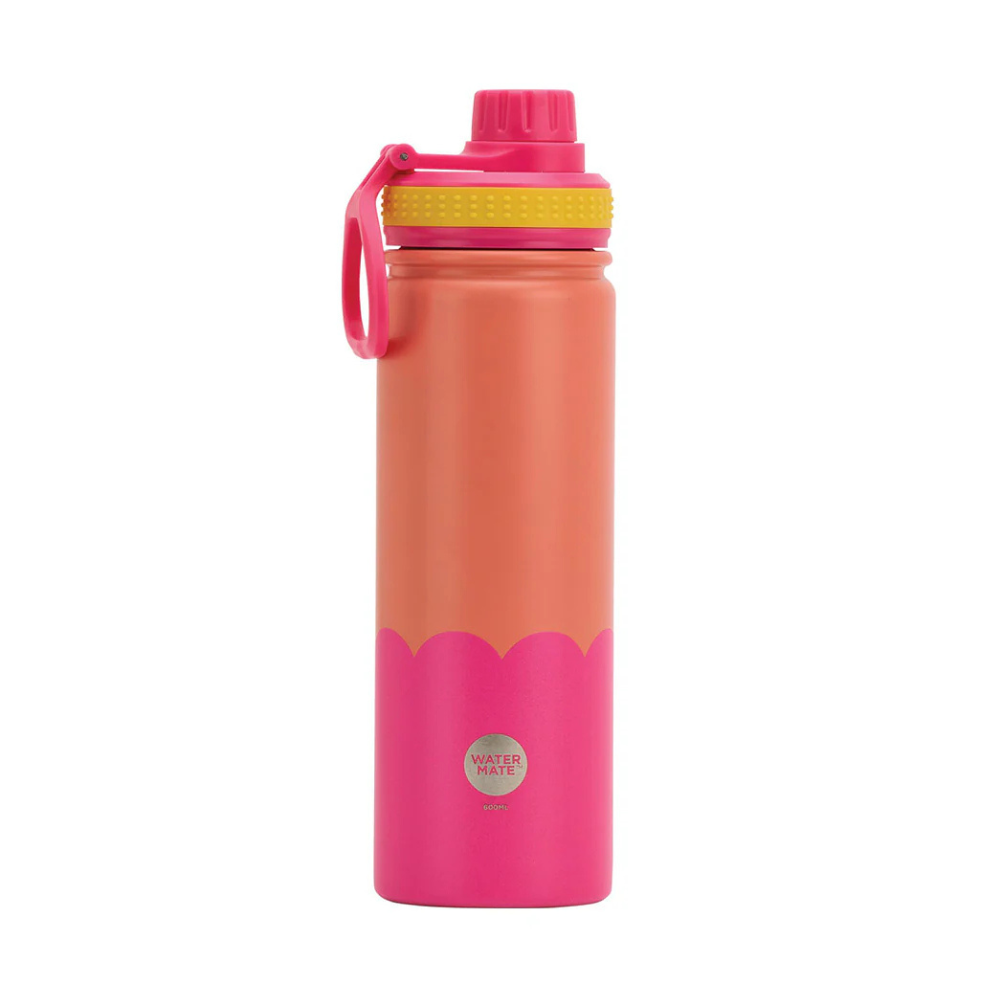 Watermate Infuser Watermate Stainless Wave - Orange & Hot Pink | Honeysuckle Store Australia
