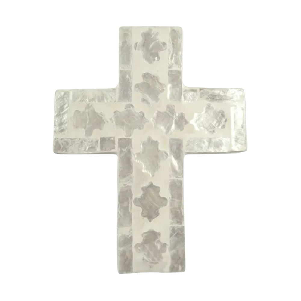 Cheyenne Inlay Cross - Ivory
