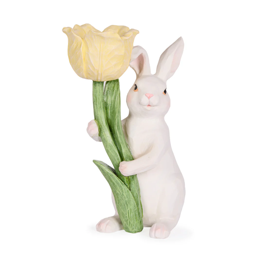 Tulip Rabbit Candle Holder