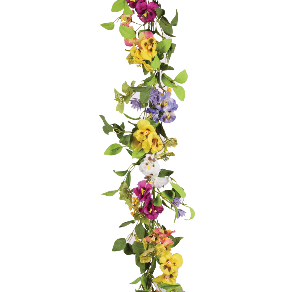 Pansy Garland - 150cm