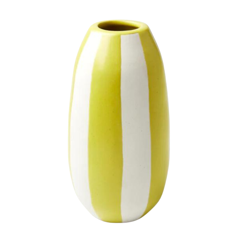 Dose Vase - Citron Stripe