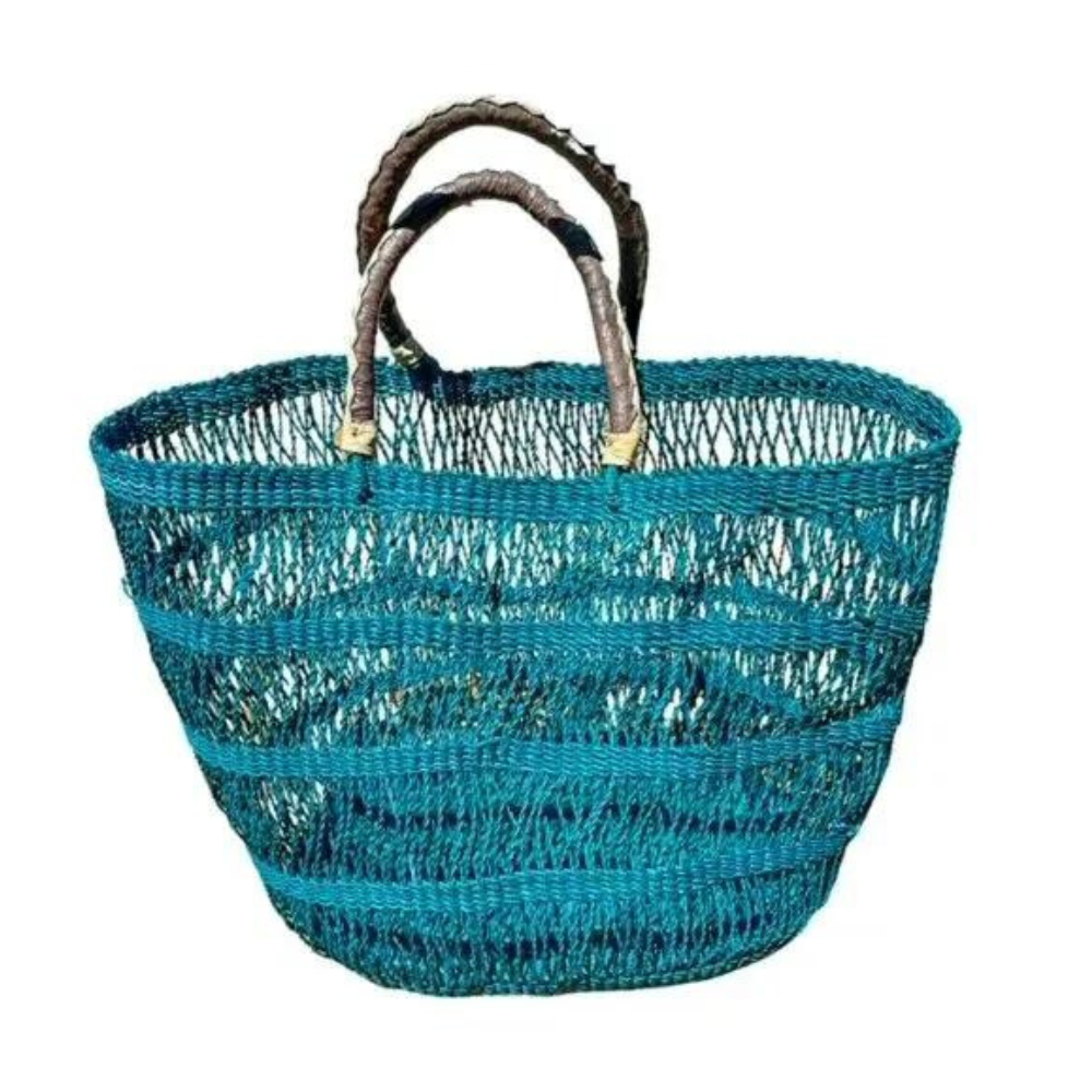 V Shape Net Shopper - Green