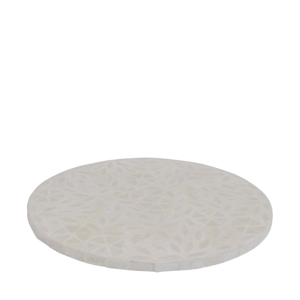 Shell Decorative Mat 25cm - Flower | Honeysuckle Store Australia
