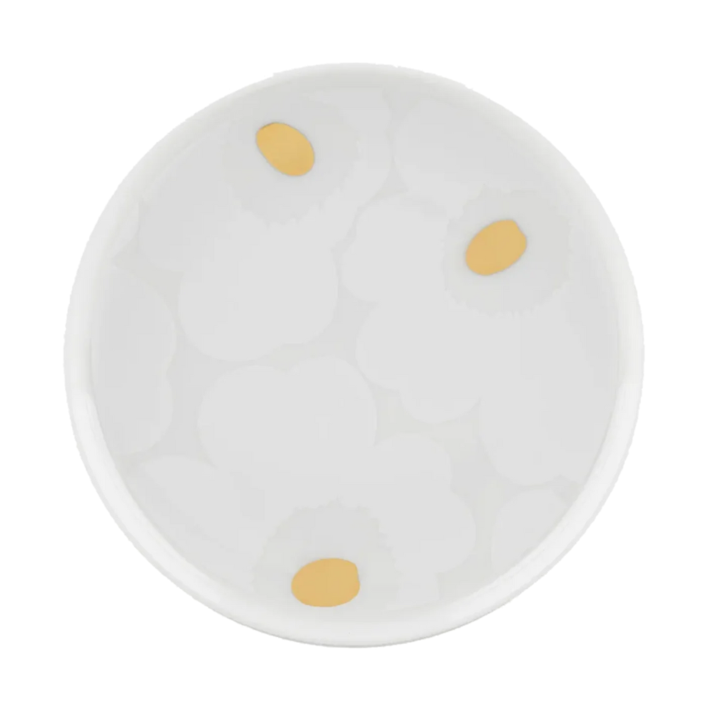 Unikko Plate 13.5 cm - White & Gold