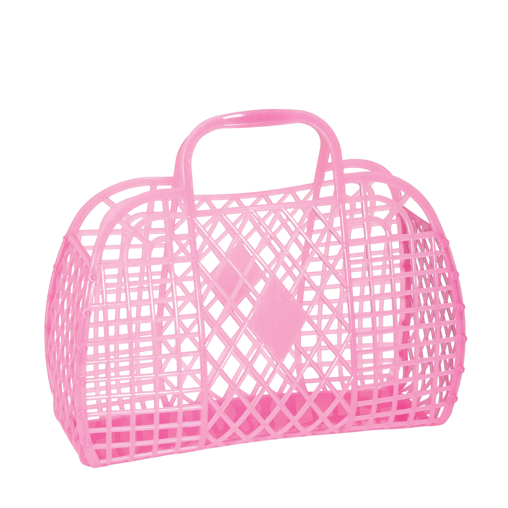 Retro Basket - Neon Pink