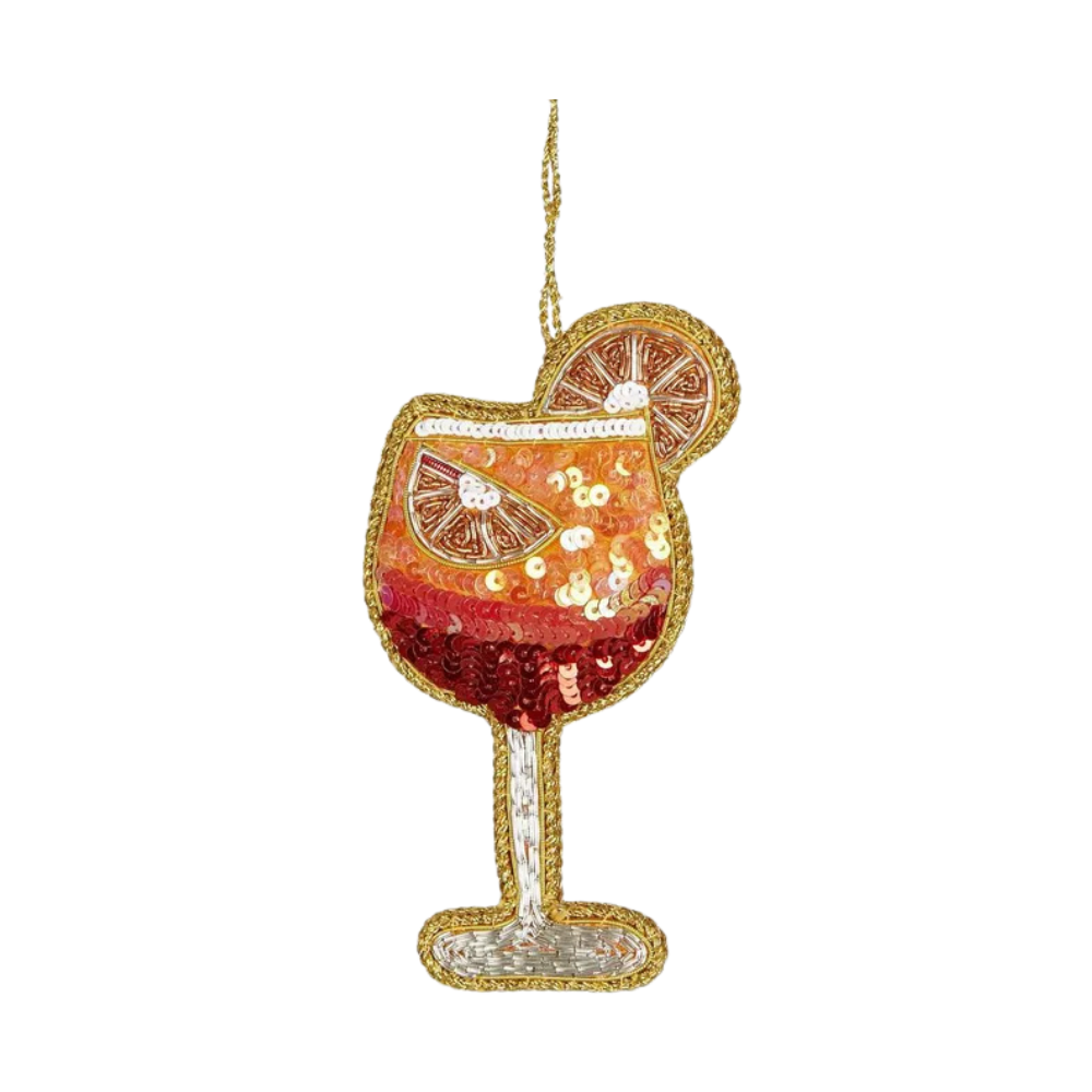 Spritz Delight Sequin Tree Decoration