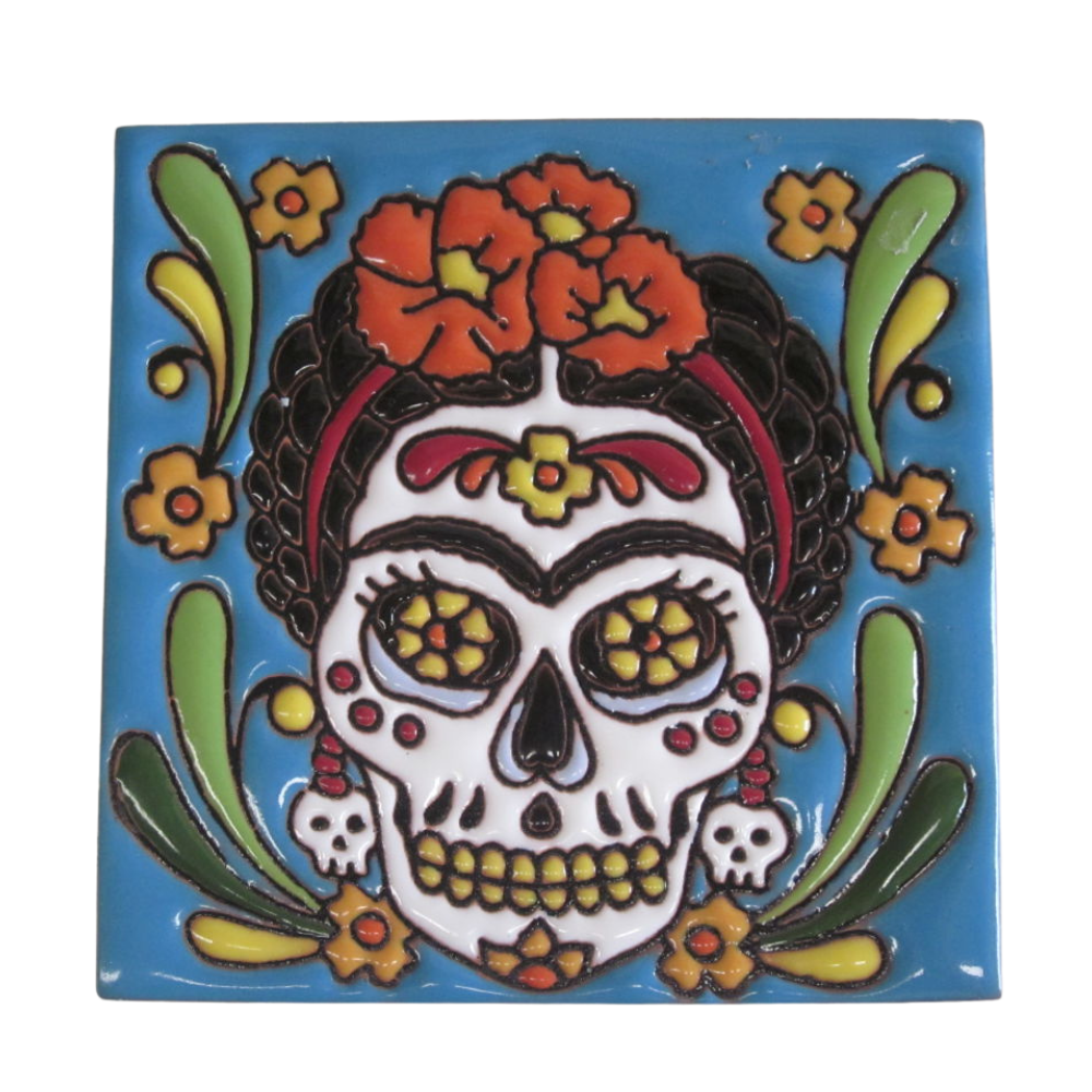 Tile 10x10 - Day Of The Dead Frida